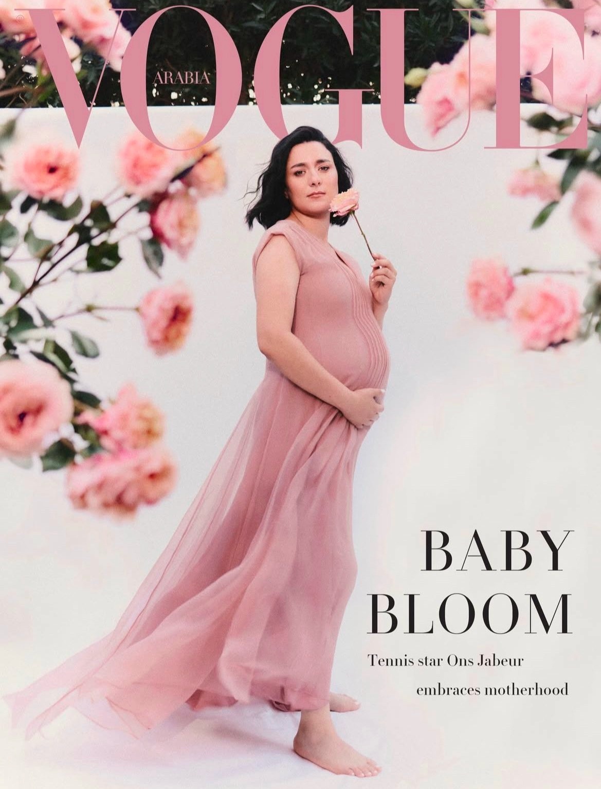 网球talking大会 即将分娩的昂斯·贾巴尔🇹🇳登上了《Vogue Ara