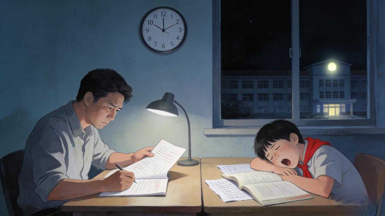 “家长和老师之间就差一张教师资格证”——这句话精准地戳中了家长被迫承担教学职责的