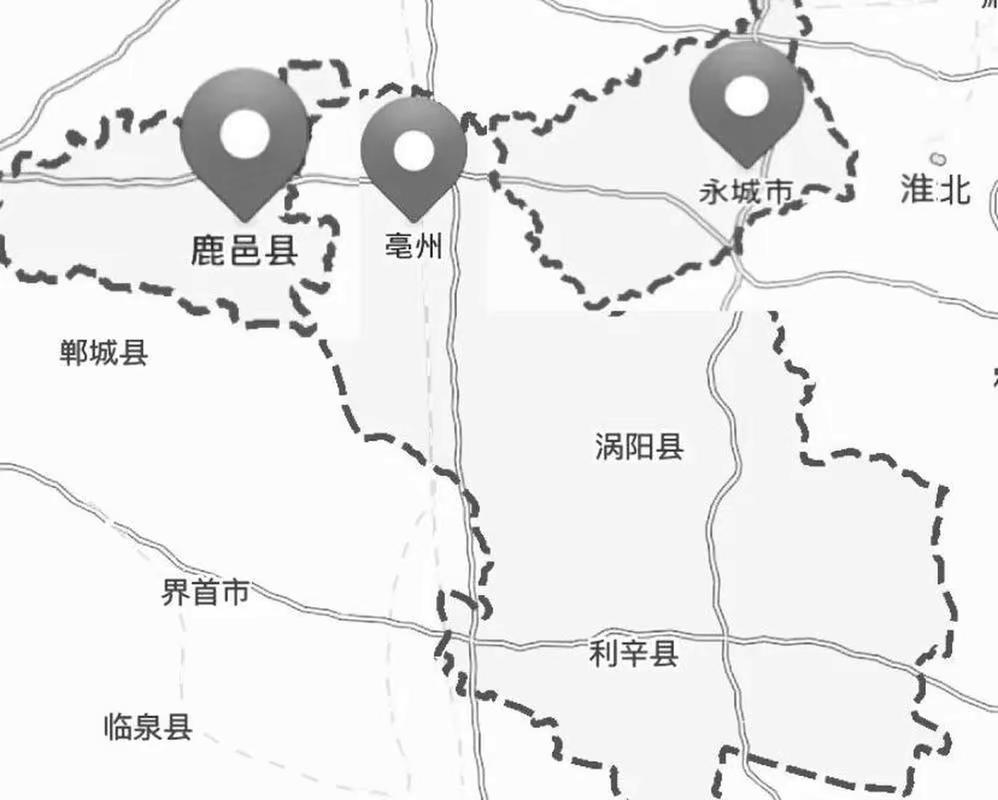 鹿邑永城就距离亳州距离都比自家市区近。鹿邑和永城距离亳州的市区的距离分别是在30