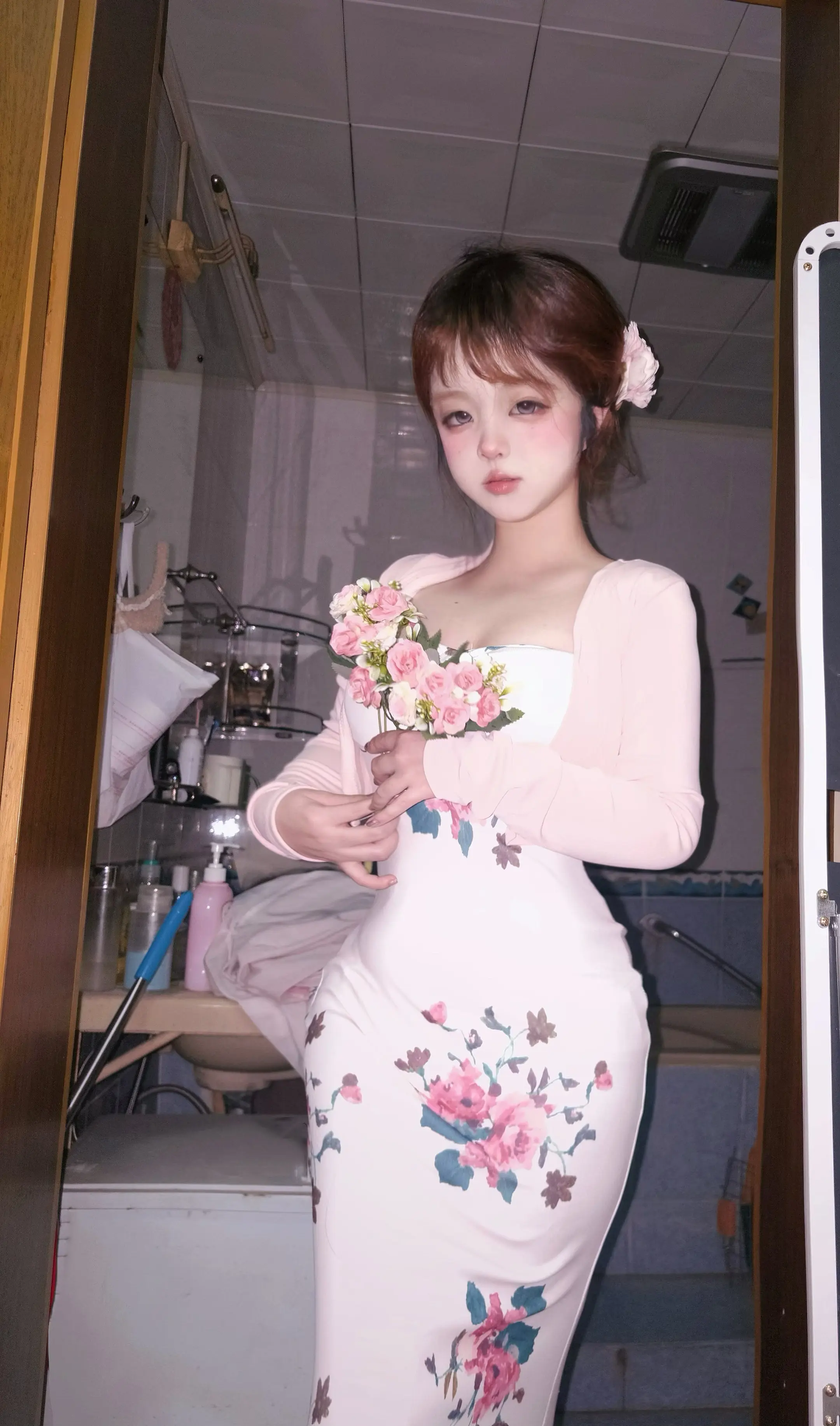 素净一张脸