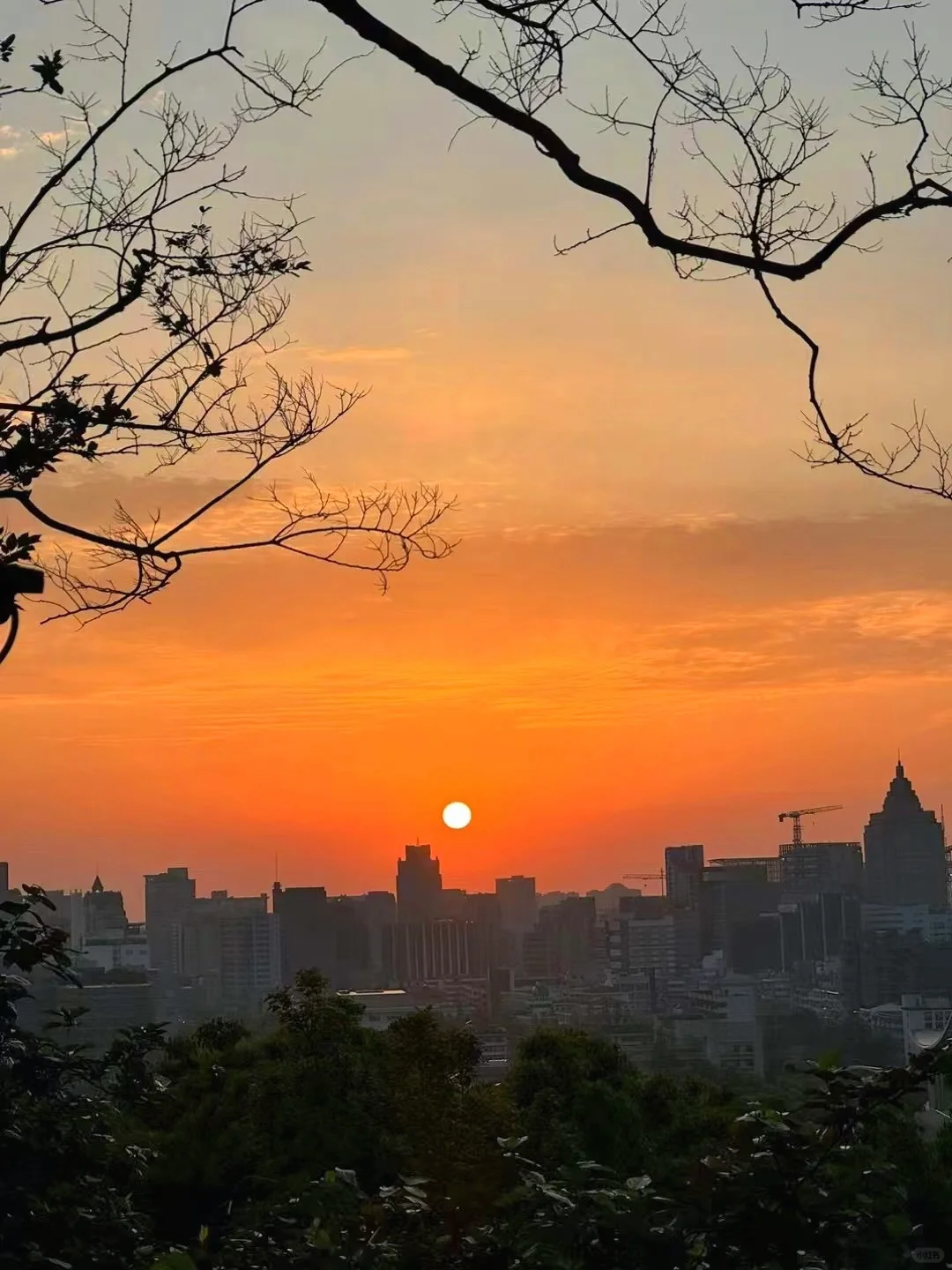 你有没有在杭城一个人追一场日出 前一段工作压力太大，经常失眠，有天晚上...