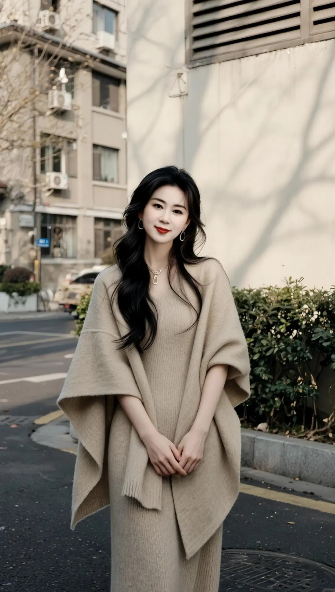 AI低饱和街拍 随变ai随便玩