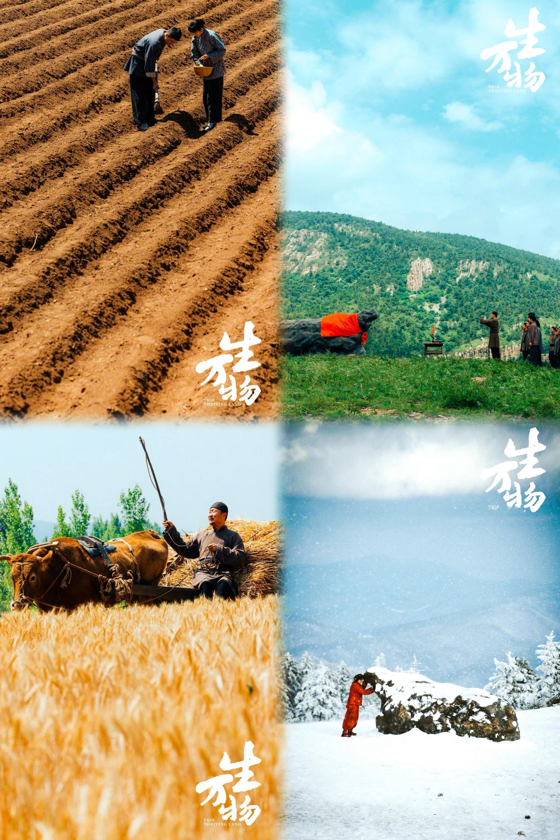 春耕 夏耘 秋收 冬藏 实景的魅力 时间的魅力 