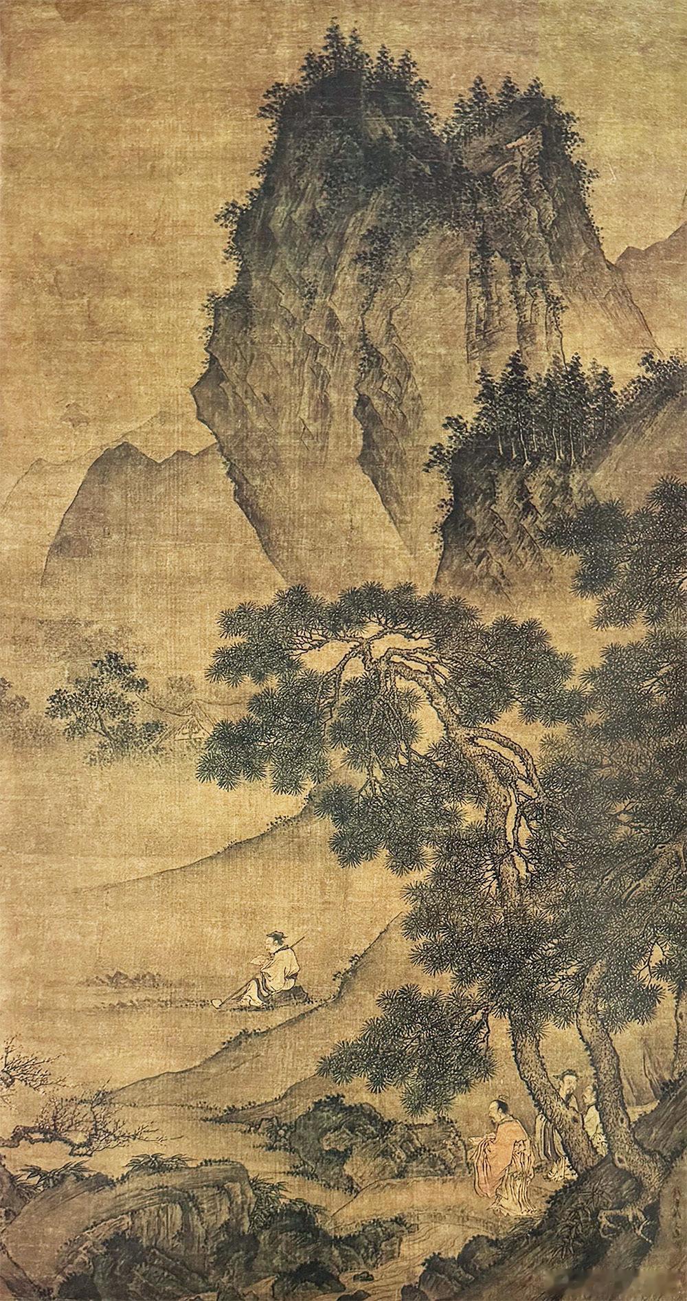 【中华名画欣赏 《聘贤图》（戴进）】       《聘贤图》是“浙派”创立者戴进