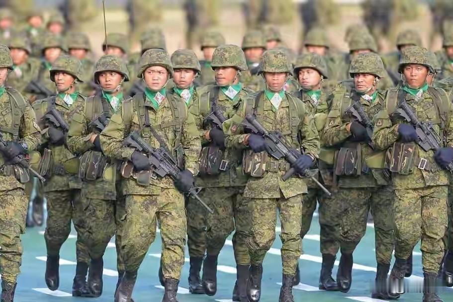 这国军队战力不行，借外部势力狐假虎威！

菲律宾军队一直存在武器装备陈旧、训练水