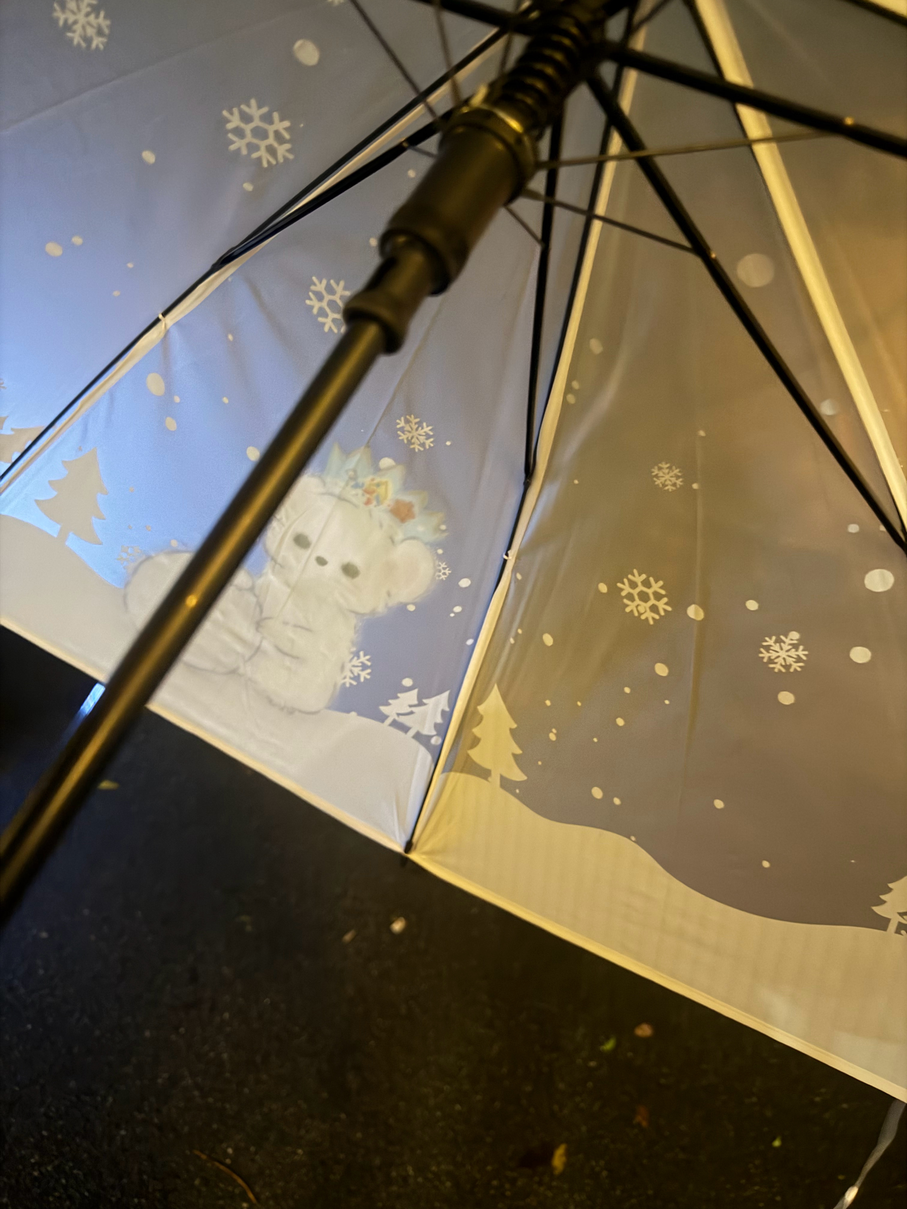 凌晨一点撑伞漫步雨中伦敦未必有我忧郁…… 