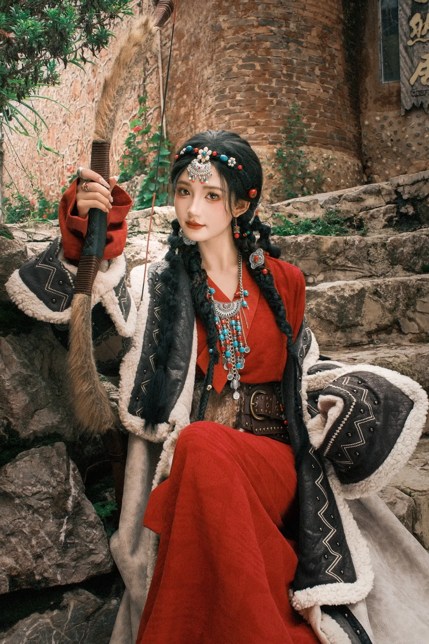 看多了藏族公主，来看看不一样的酷飒风藏服 谁懂呀 这个风格的藏服我好爱