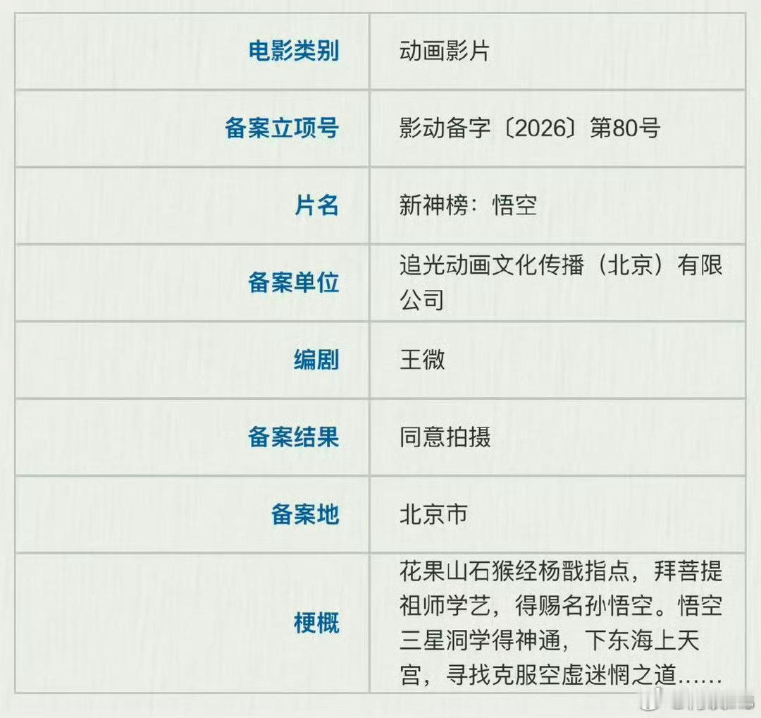 追光新神榜开了，但这个梗概两眼一黑，孙悟空受谁指点？希望成片别魔改了 