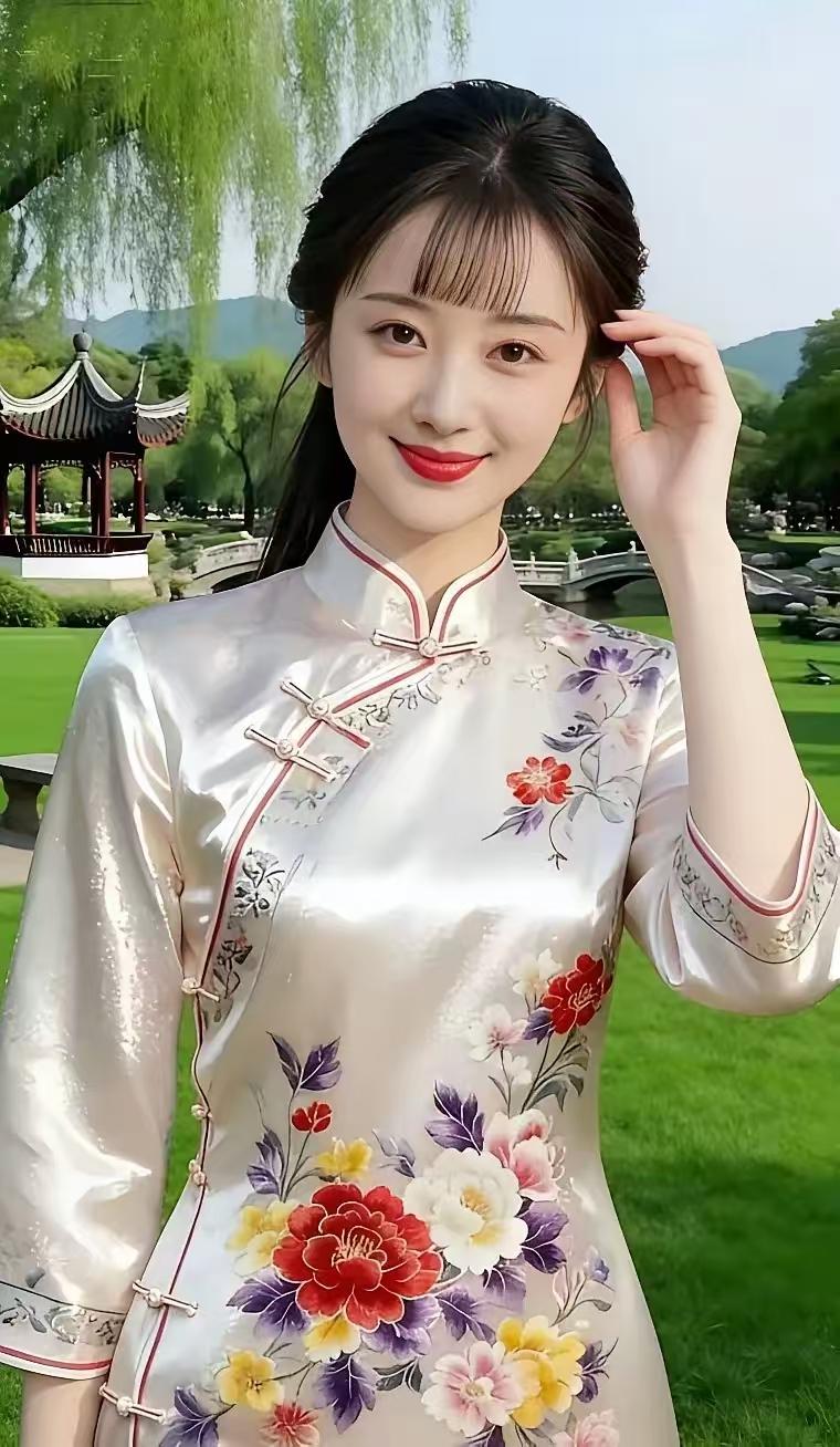 天净沙·春遇 
柳丝亭台碧纱，
锦袍绣艳繁花。
嫣然一笑春乍，
江南如画，
清风