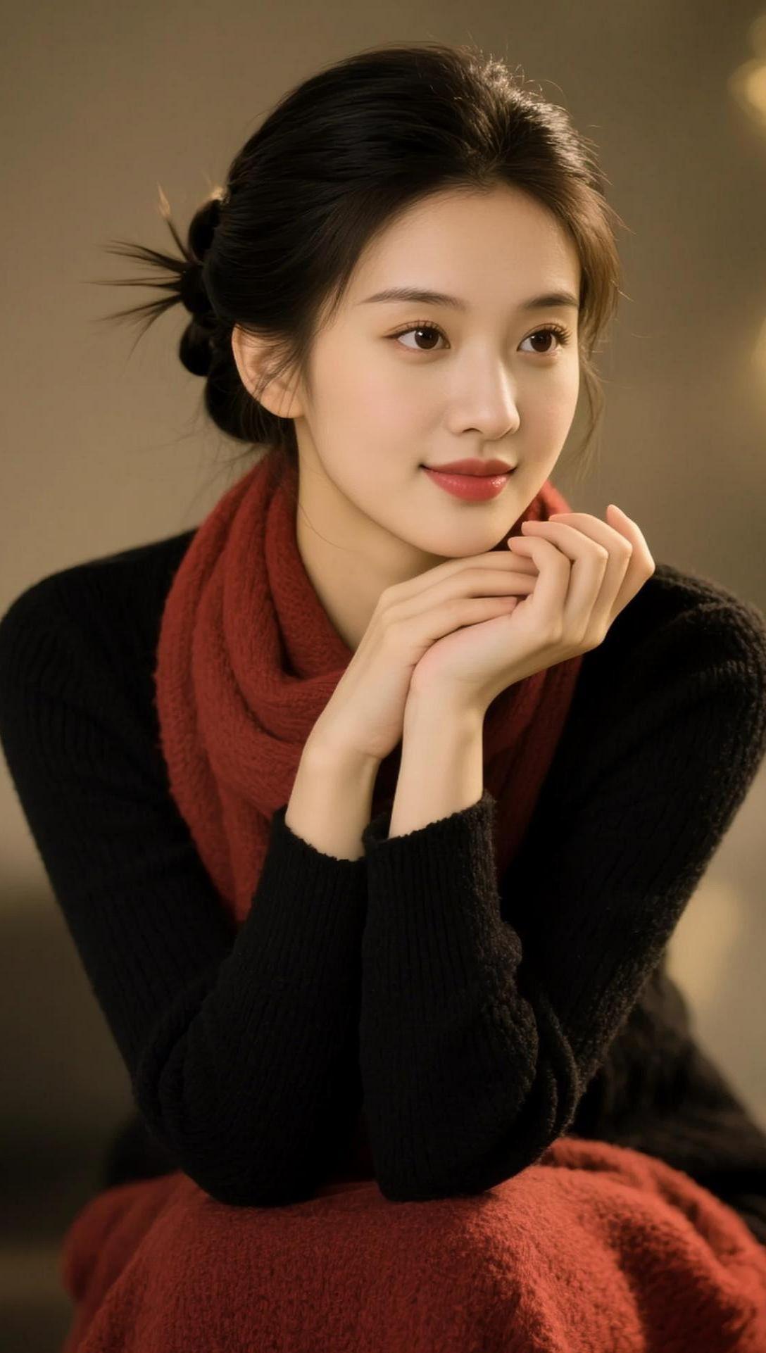 AI暖调氛围感写真 抖音ai创作