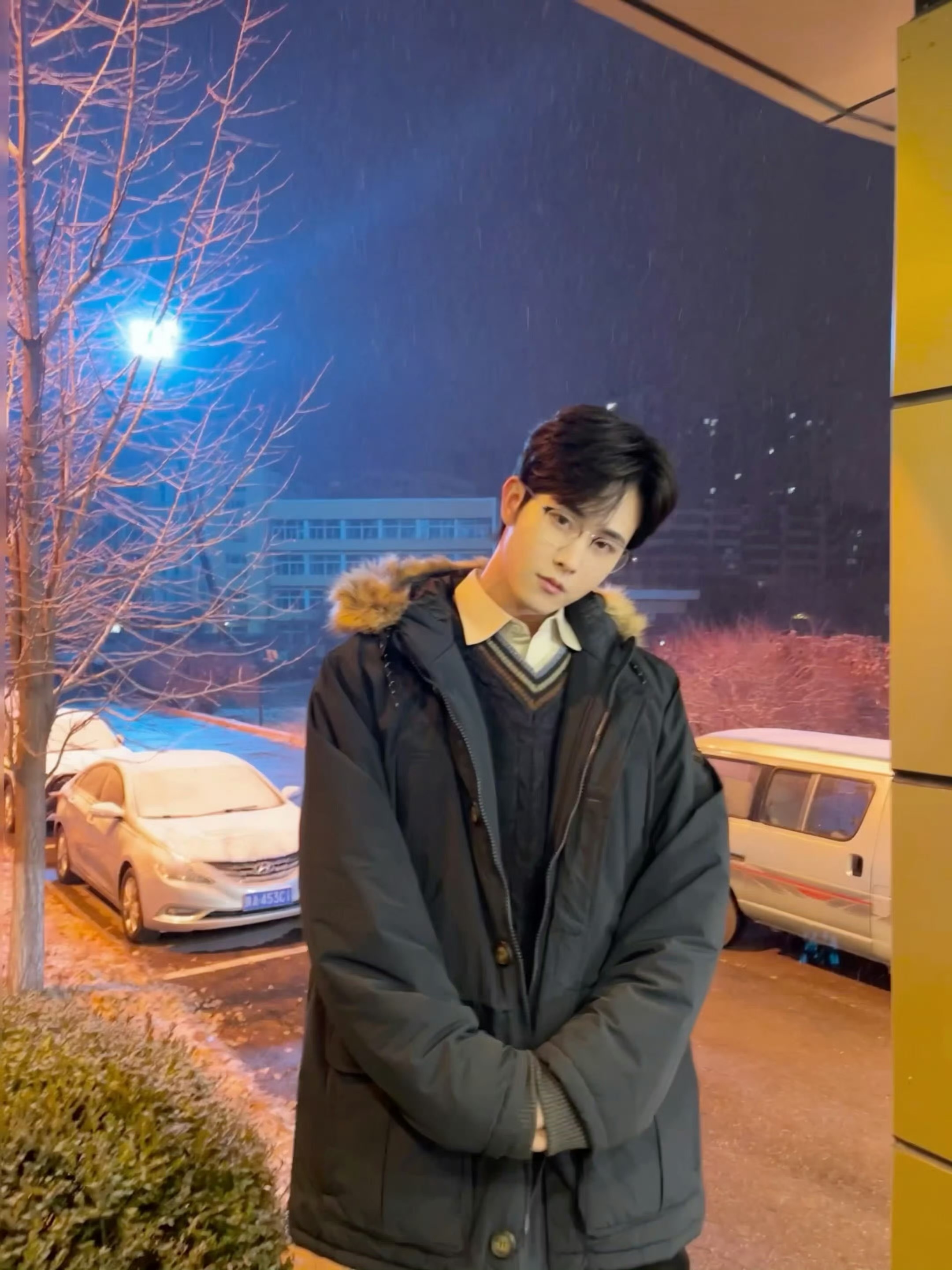 田嘉瑞今日营业live，太有氛围感了❄️ 