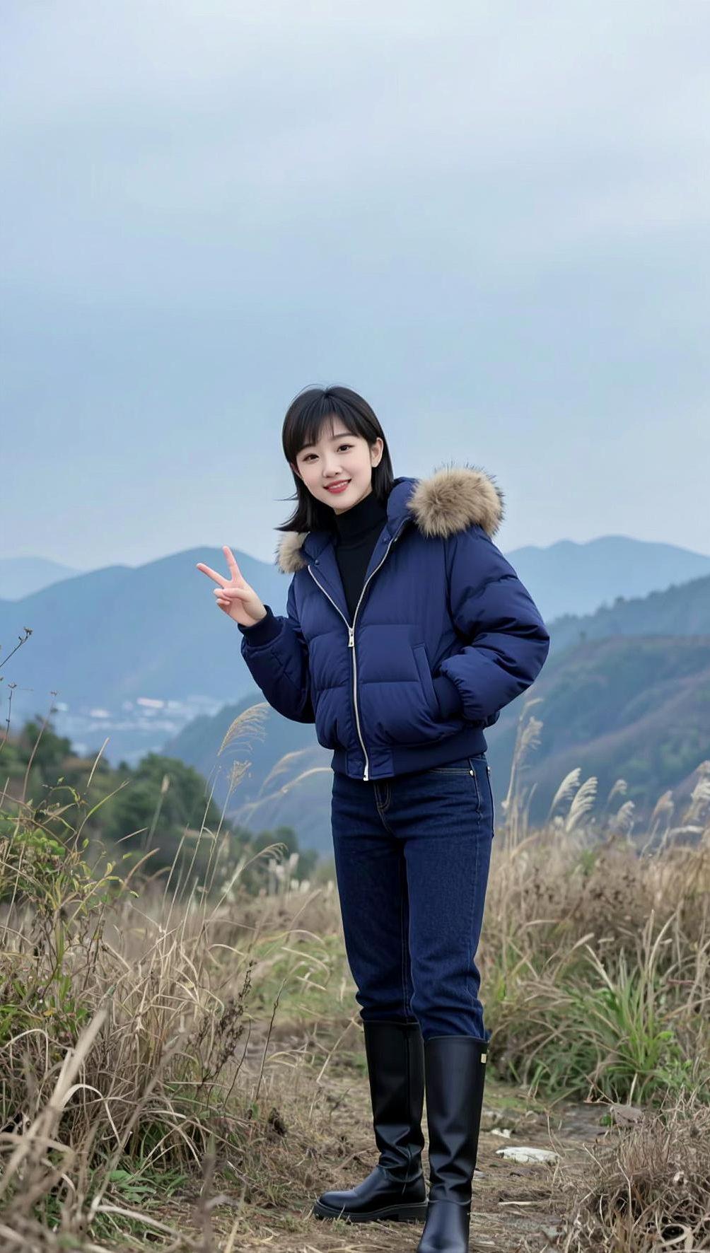 AI山野生活照 抖音ai创作