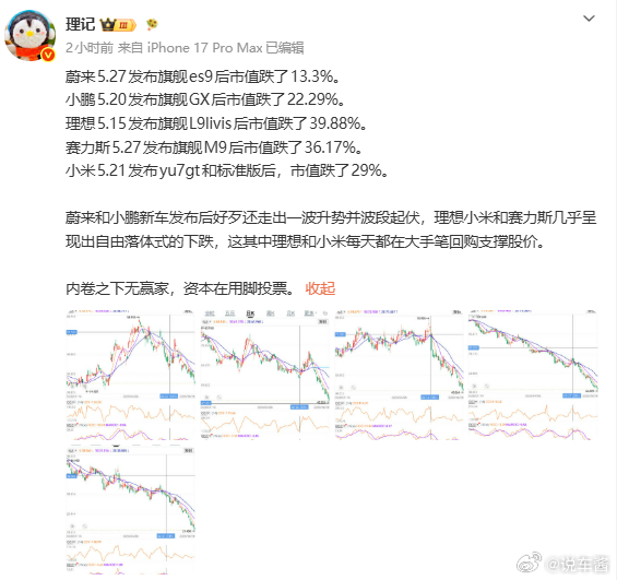 怎么理记不说一下零跑呢，这些新能源车，有哪个是股价不跌的吗
