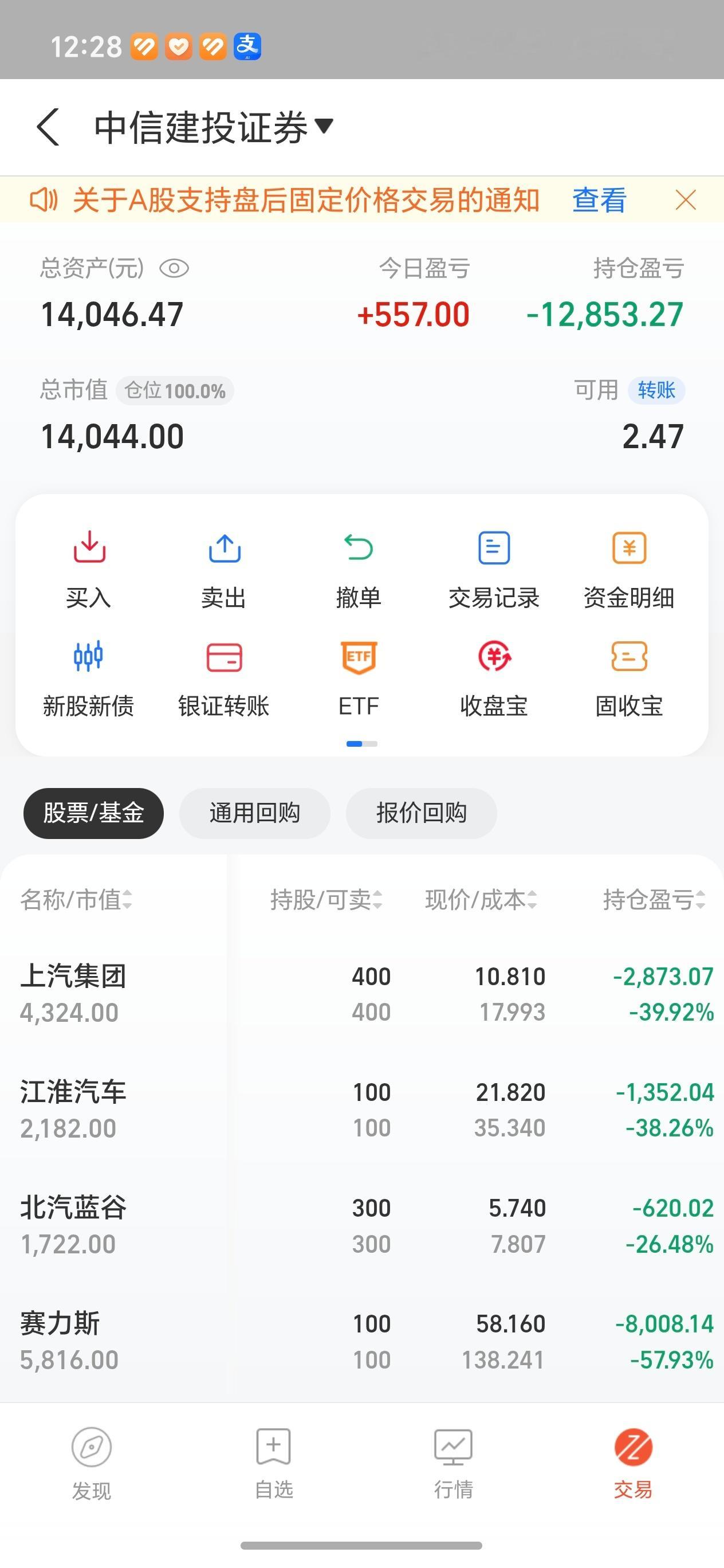 今天股市大赚550，吃顿好的庆祝一下。 