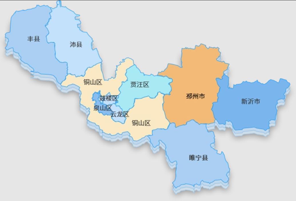 徐州市区对于下辖县、市的吸引力不足，却吸纳了大量来自山东、安徽、河南的周边城市人