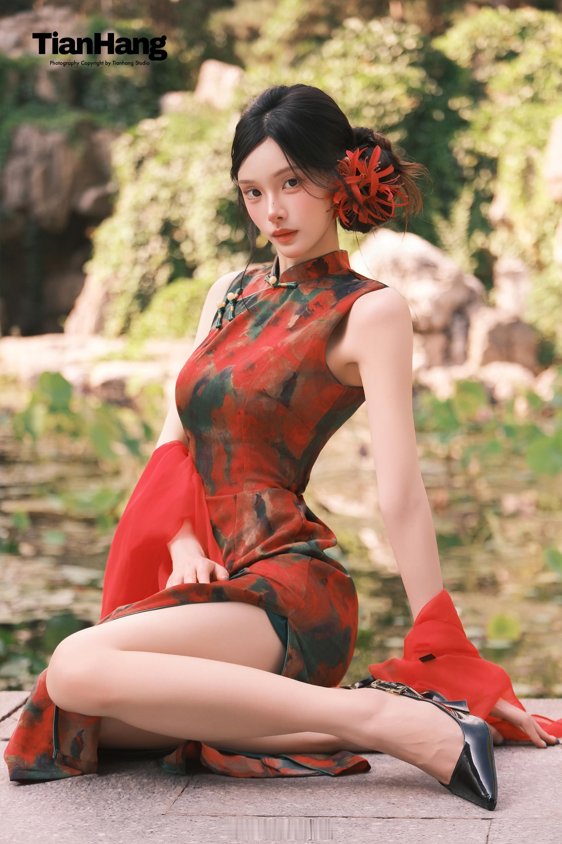 🔥国风辣妹本命写真古韵不止温婉 热烈亦是国风本色🌺天航工作室少女心少女写真新