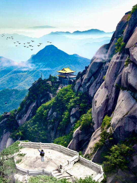 李白没骗我😭比起黄山，我更推荐爬这座山⛰️