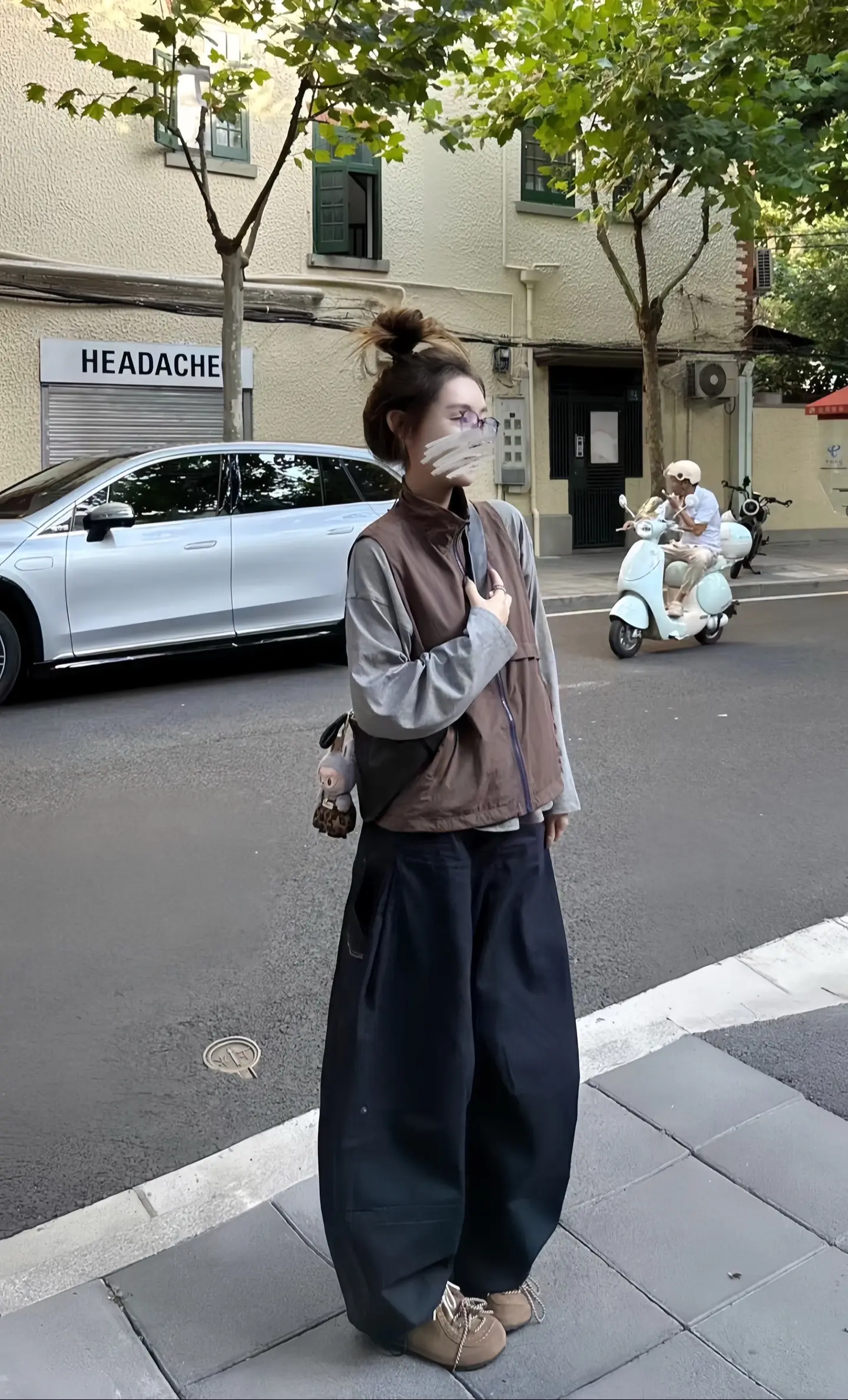 简约穿搭 早秋韩系氛围感穿搭 秋季穿搭 工装裤