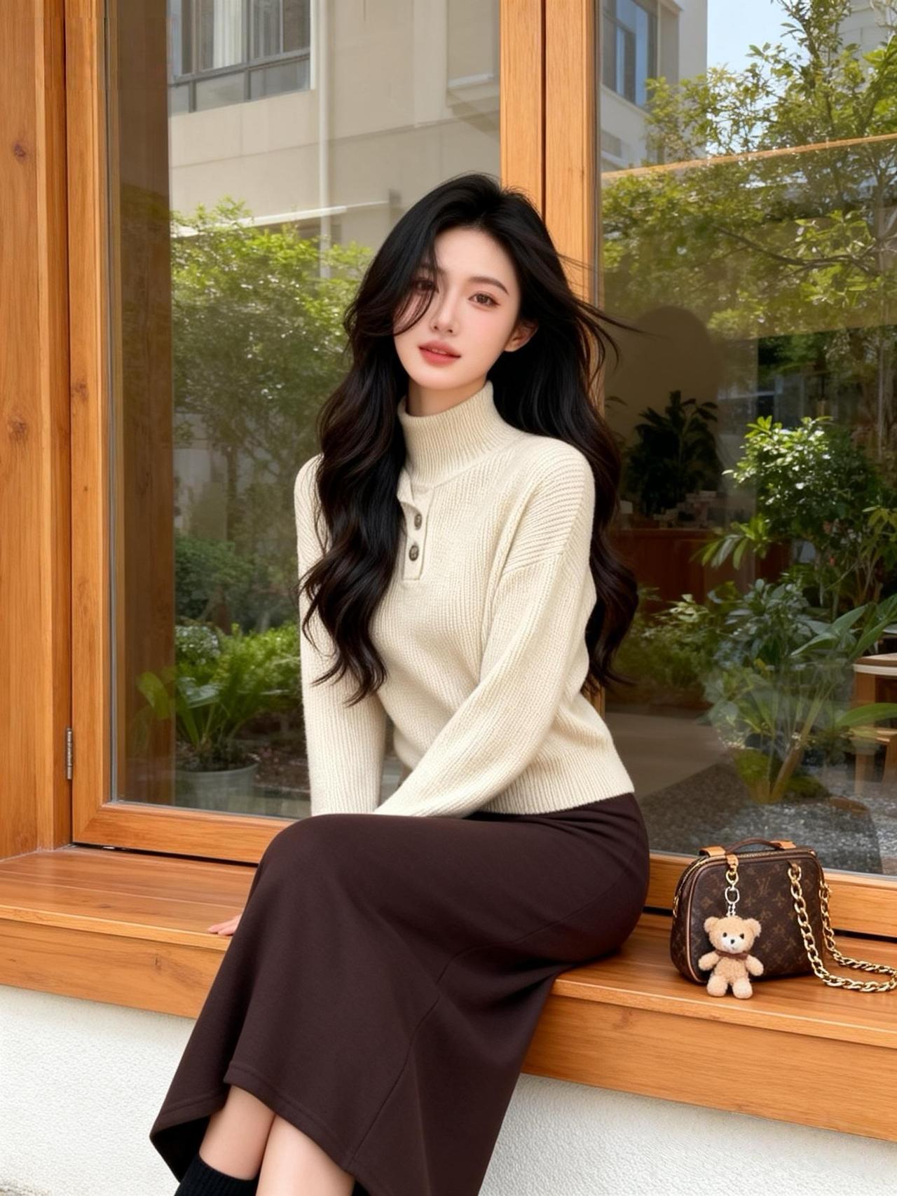 ins风韩系穿搭，我太爱了～