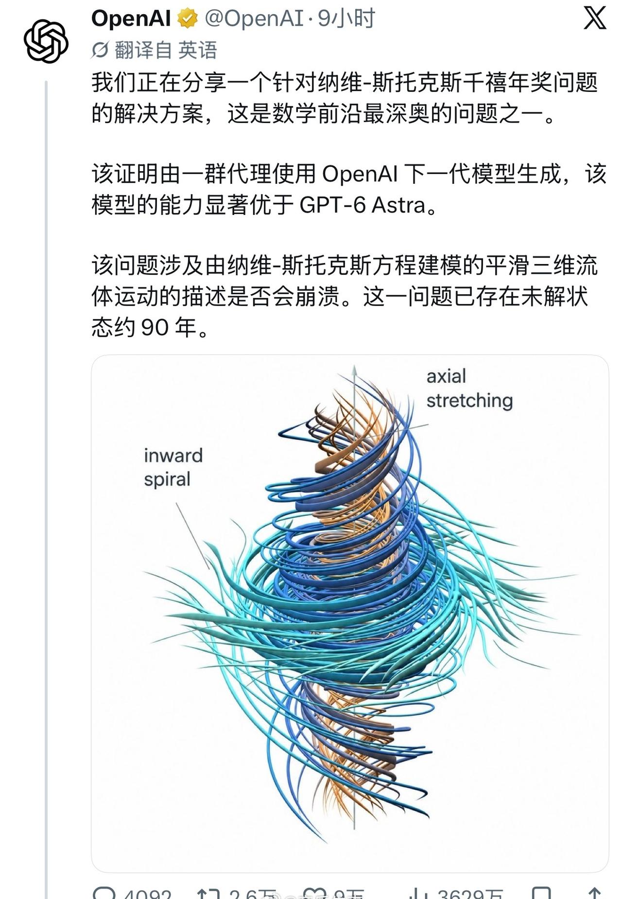 以后诺贝尔奖可能要颁给AI了，格莱美也应该快了。

OpenAI宣布攻克千禧年难