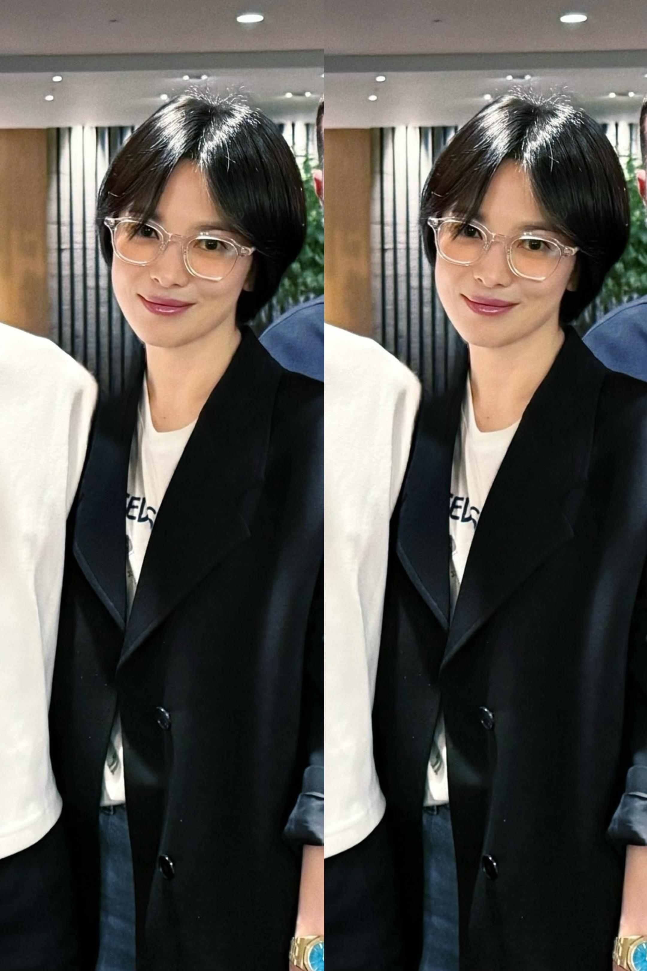 短发、眼镜、、我的欧尼