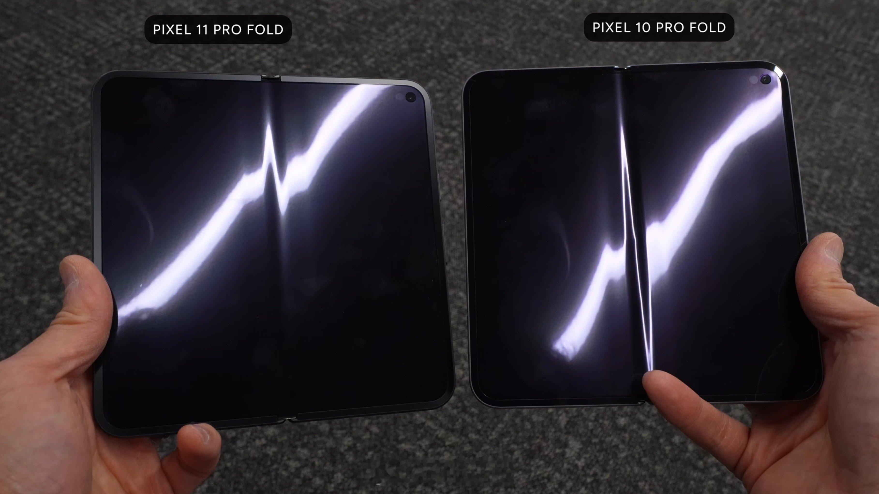 Pixel 11 Pro Fold 这折痕在 2026 年的今天估计会被喷死，比