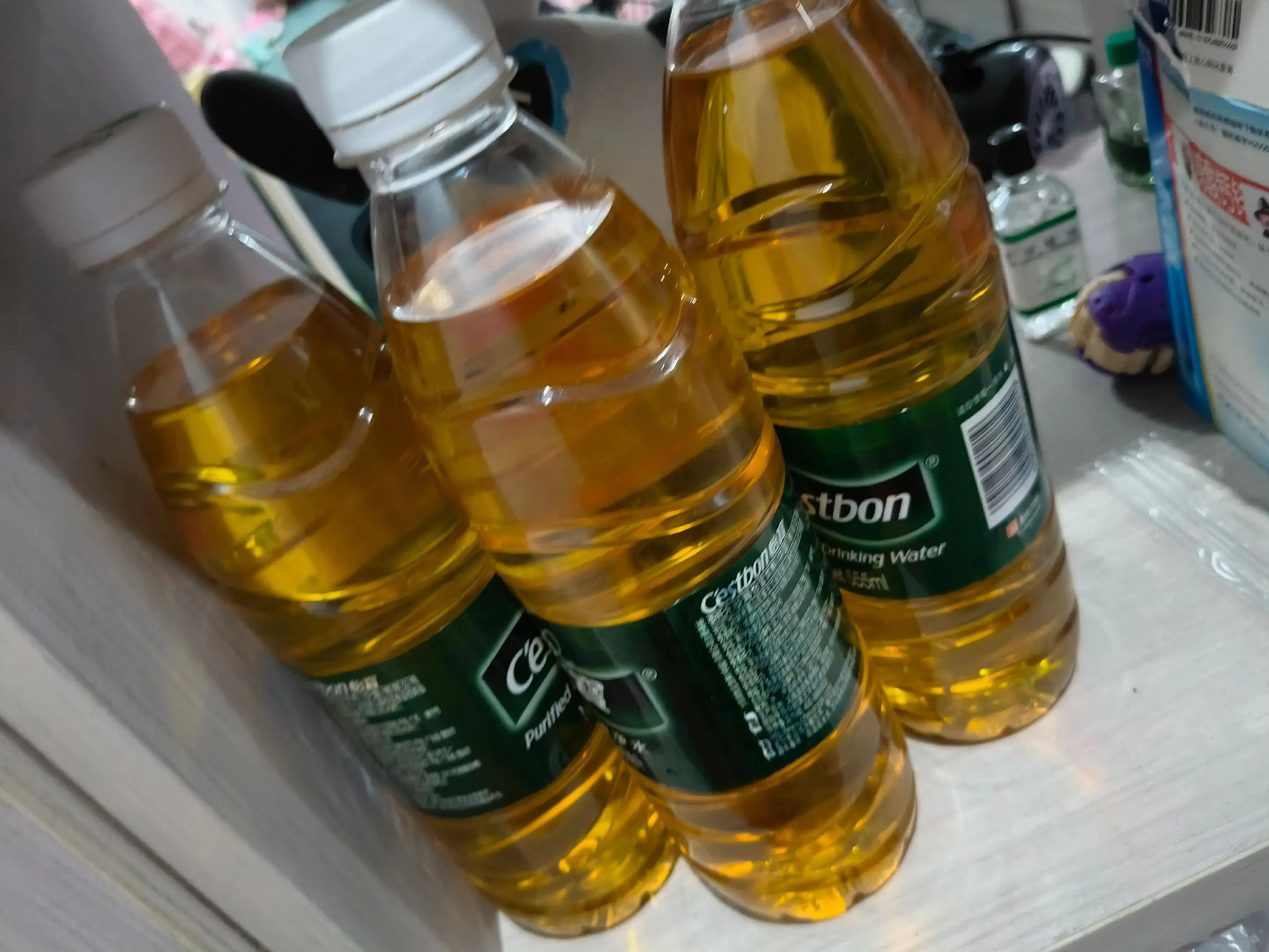 茶籽油买了二十几斤。。。。
