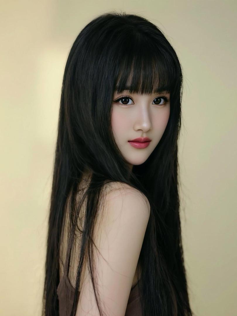 日系长发照