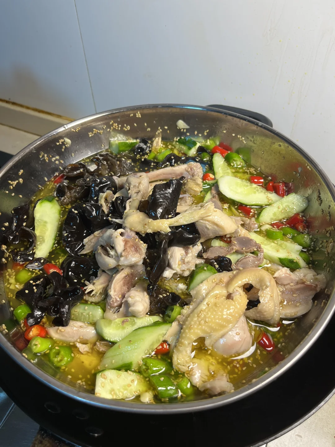 猫帝帝 超绝 新疆手撕椒麻鸡