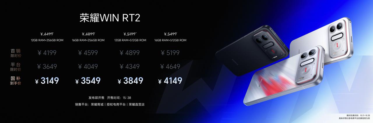 荣耀今年是真的强啊，WIN系列的价格香迷糊了。
WIN2，今年的新旗舰平台，做到