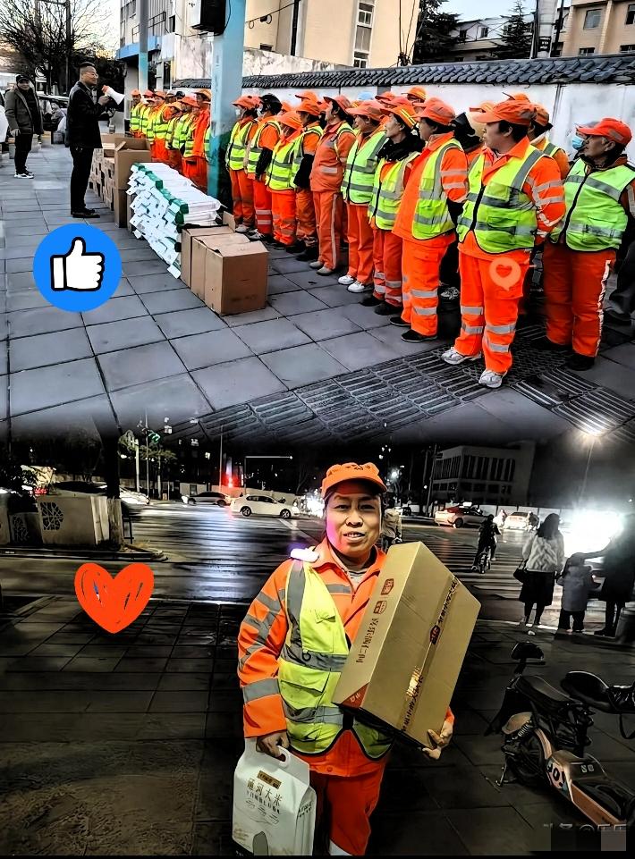 董宇辉低调暖心！为西安环卫工人送年货，不张扬只实干！

真没想到这事儿居然是来真