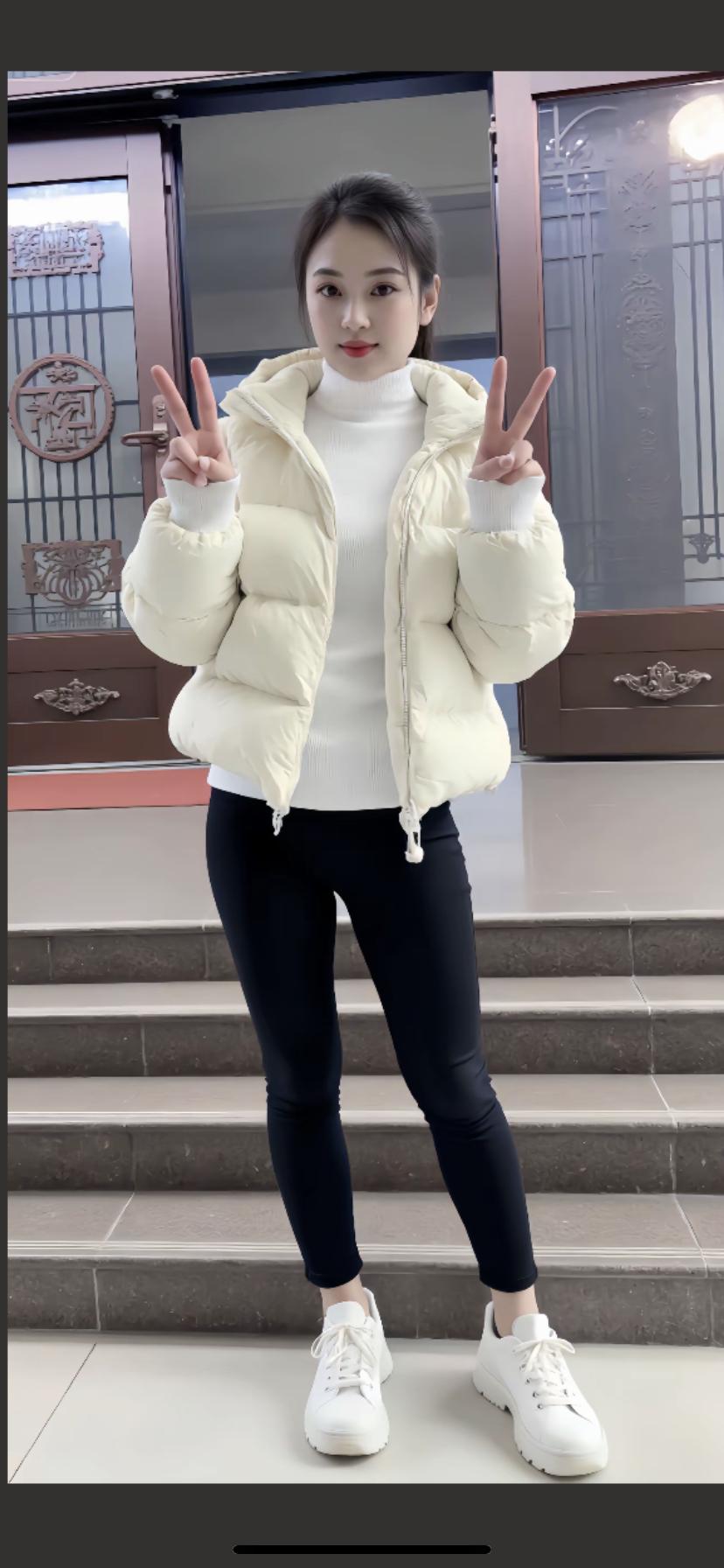 冬日穿搭指南：保暖羽绒服+休闲牛仔裤，轻松凹造型！