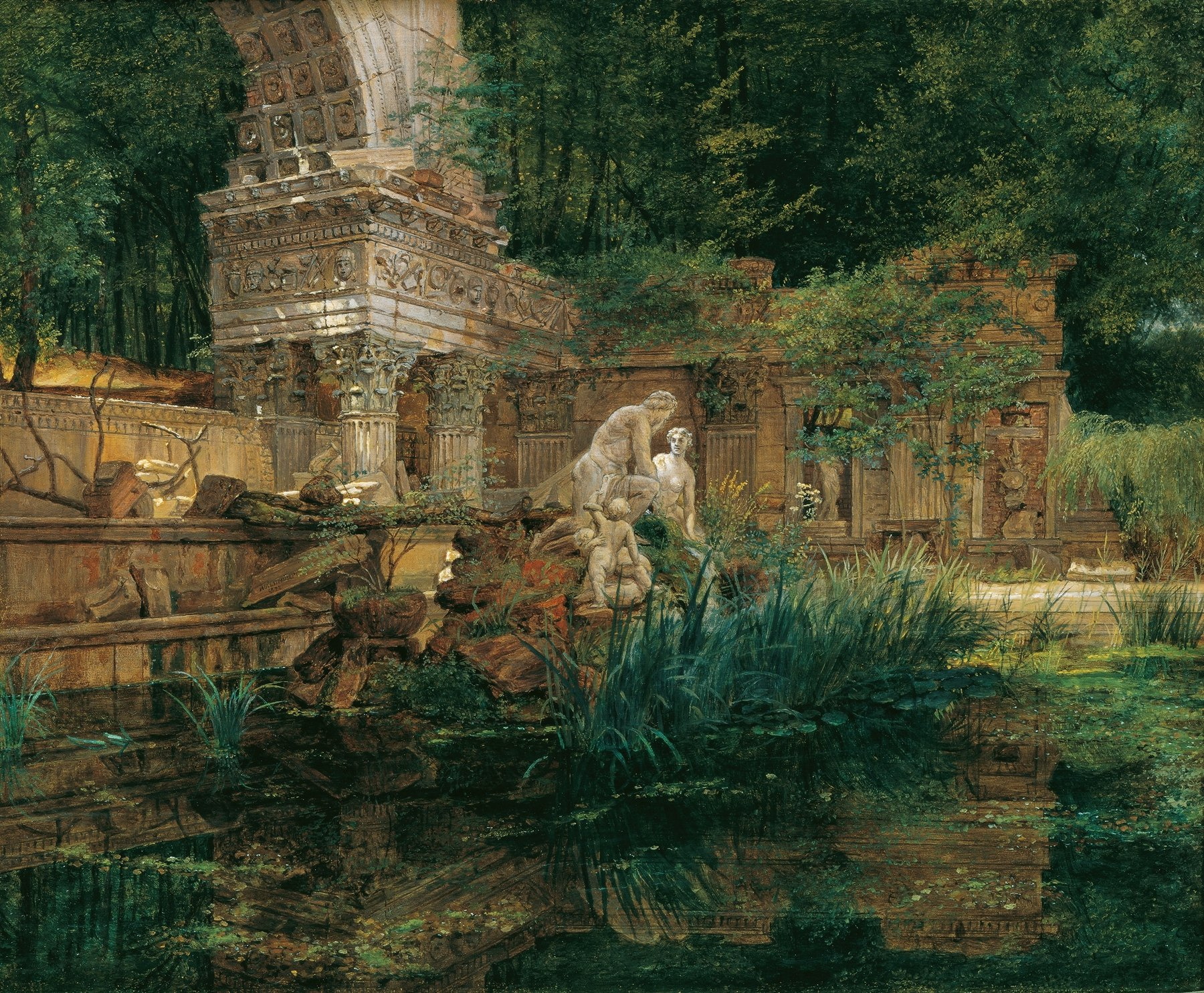 罗马遗迹Ferdinand Georg Waldmüller 