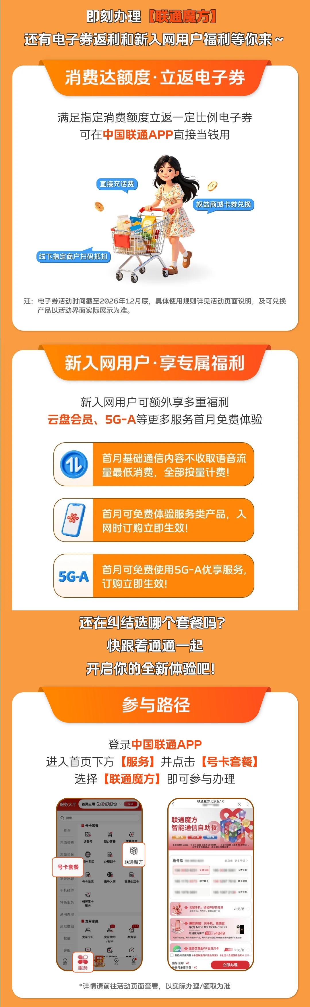 别再纠结选啥套餐！联通魔方🧐越用越省‼️ 南通