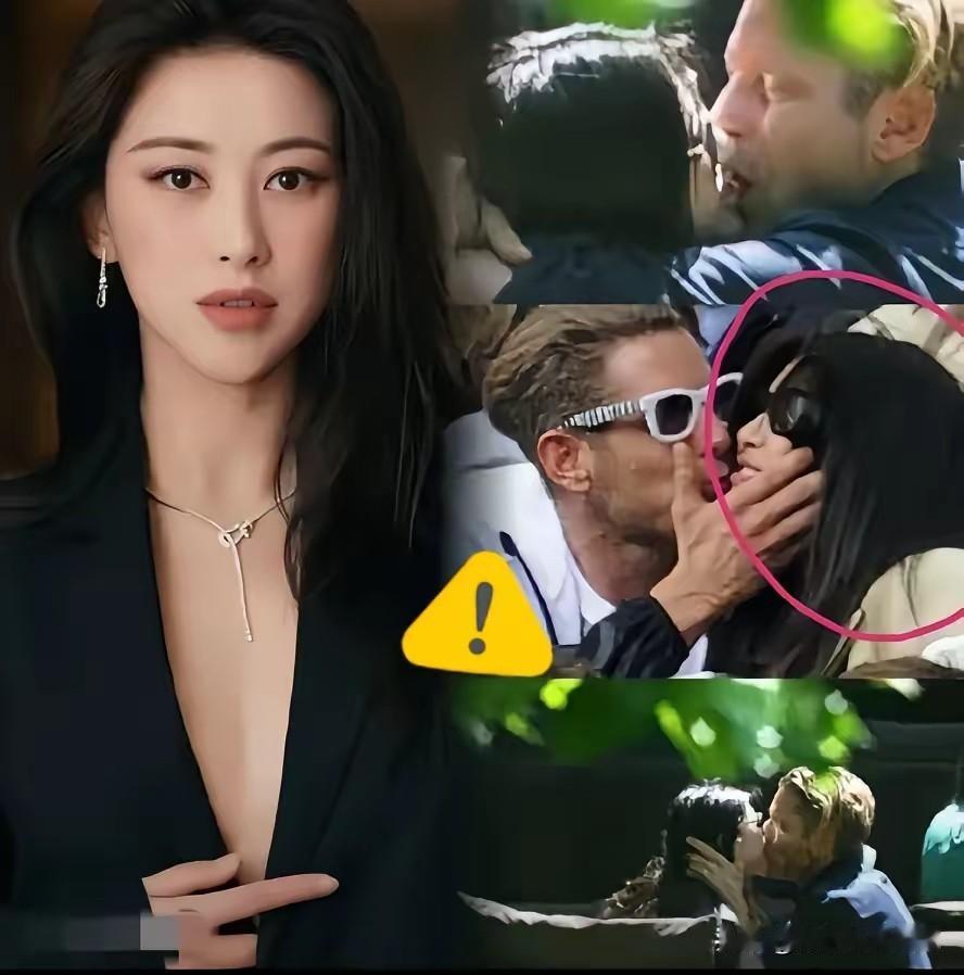 朱珠旧照被扒，牢A直播的三通一达，让女留学生集体遁形，她在国外衣着清凉喝红酒吐舌