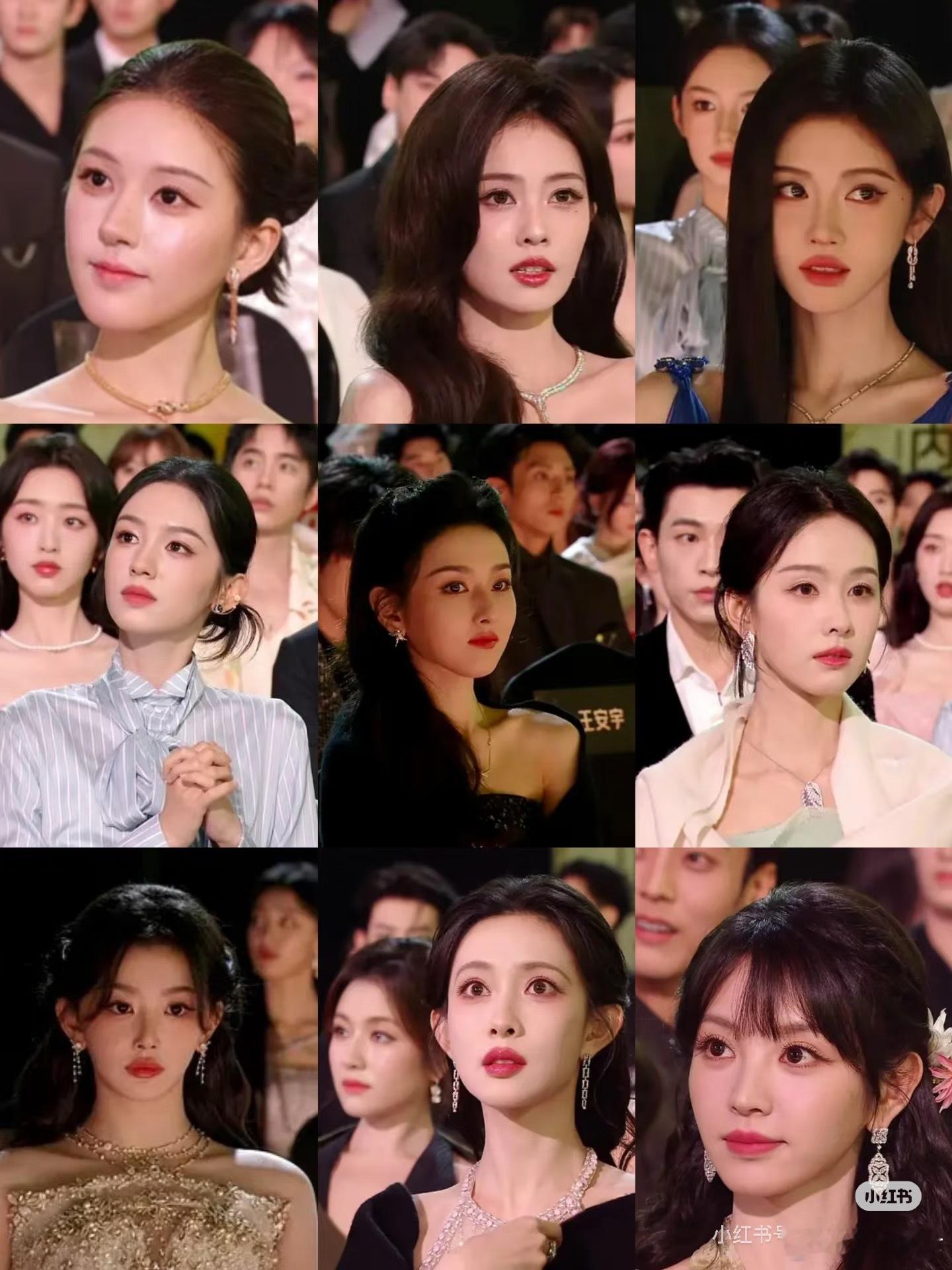 鞠姐这个灯光下也挺美的，老露我不说了，妆容差距肉眼可见星光大赏内场 星光大赏