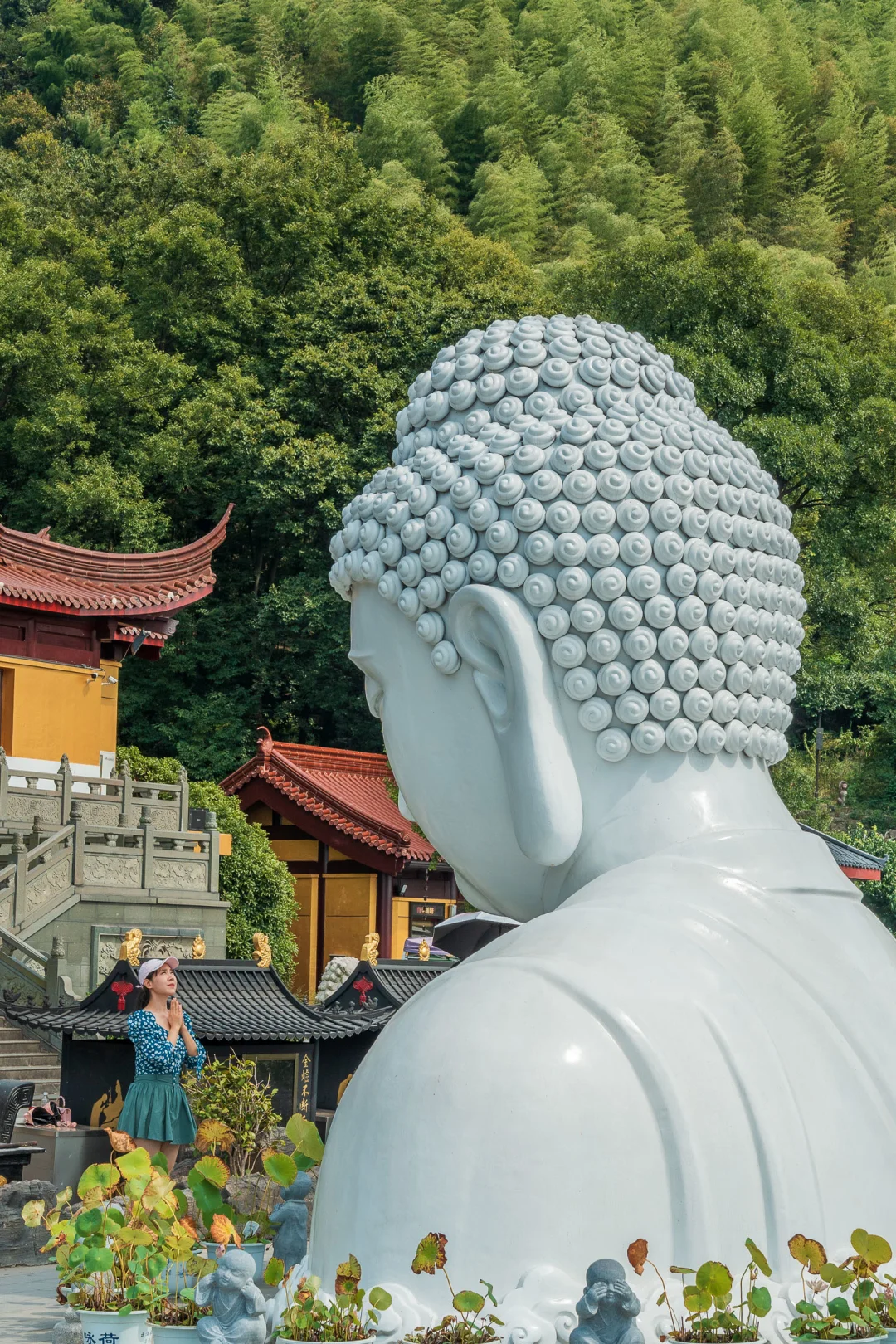 东庐山观音寺，半身佛就一个字巨‼️