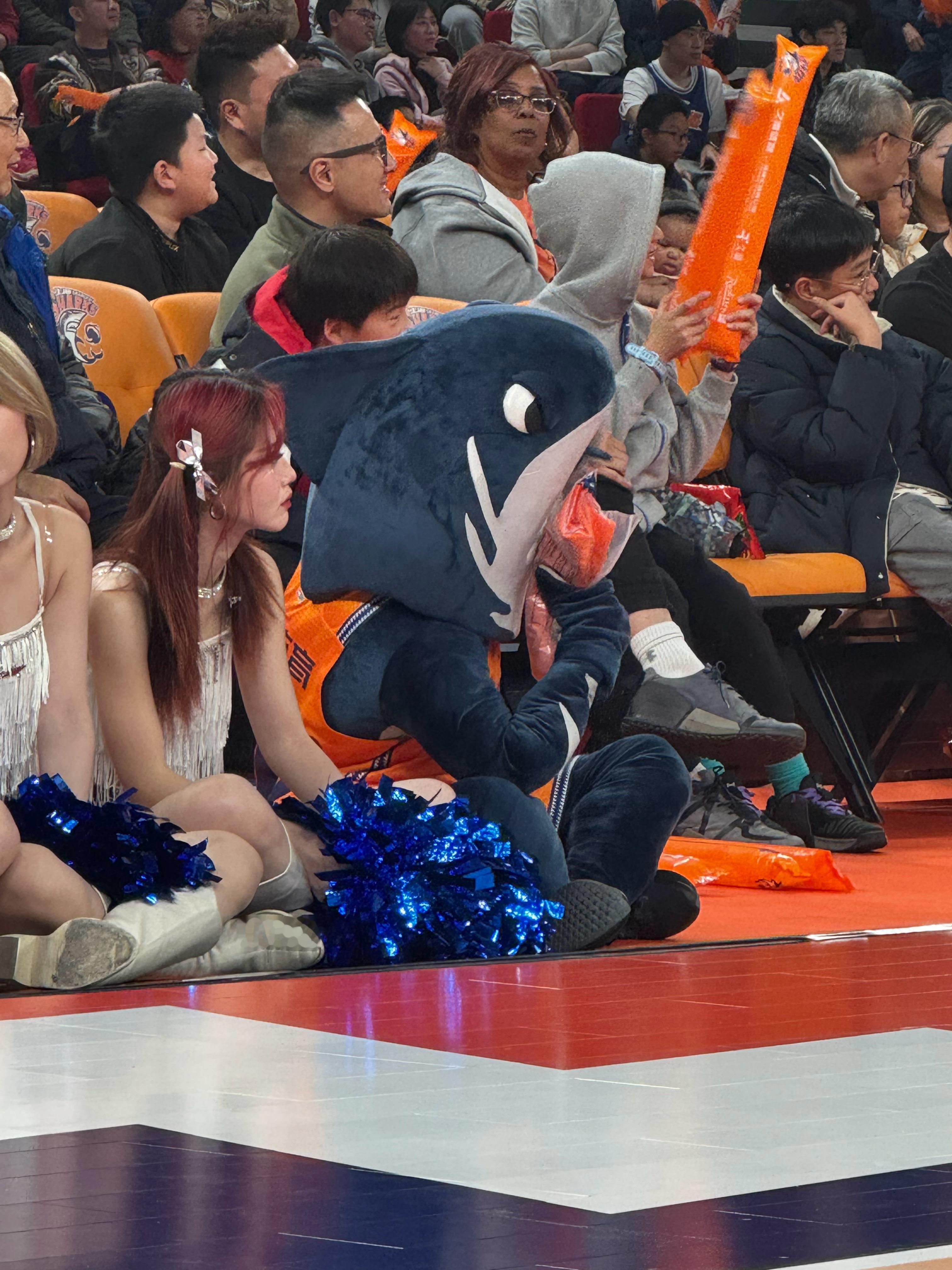 四川男篮单节7分，除了一个运动战上篮得分，其余五分都是罚篮，给场边的鲨鲨都看沉默