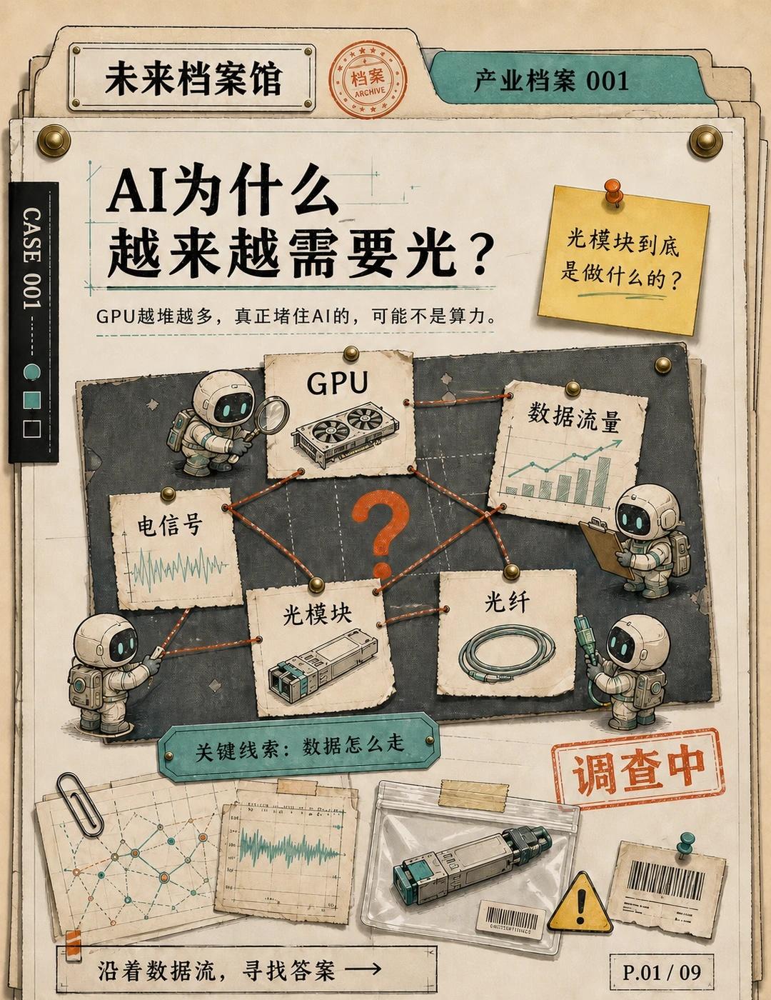 AI为什么越来越需要光？
光模块，是市场上最火爆的话题之一，也是前期领涨最猛的板