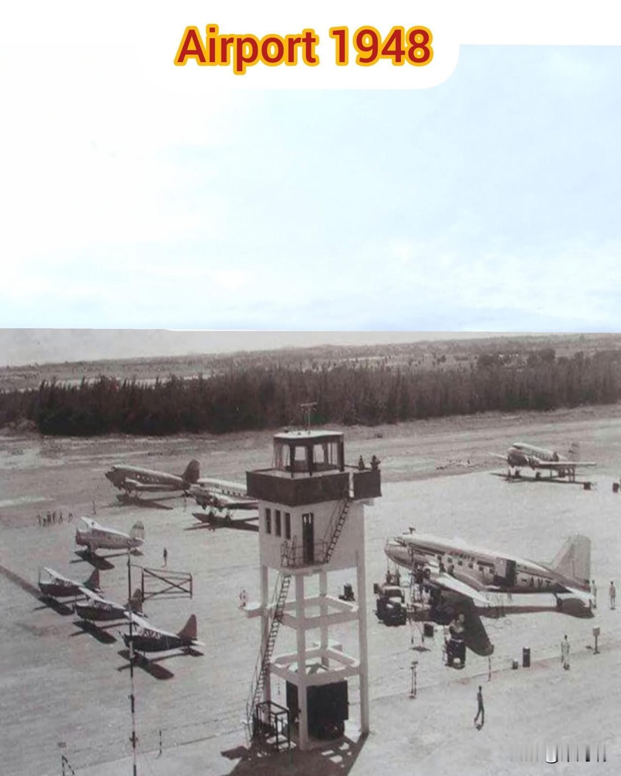 1948年时期的印度孟买机场通常被称为圣克鲁斯机场 (Santacruz Air