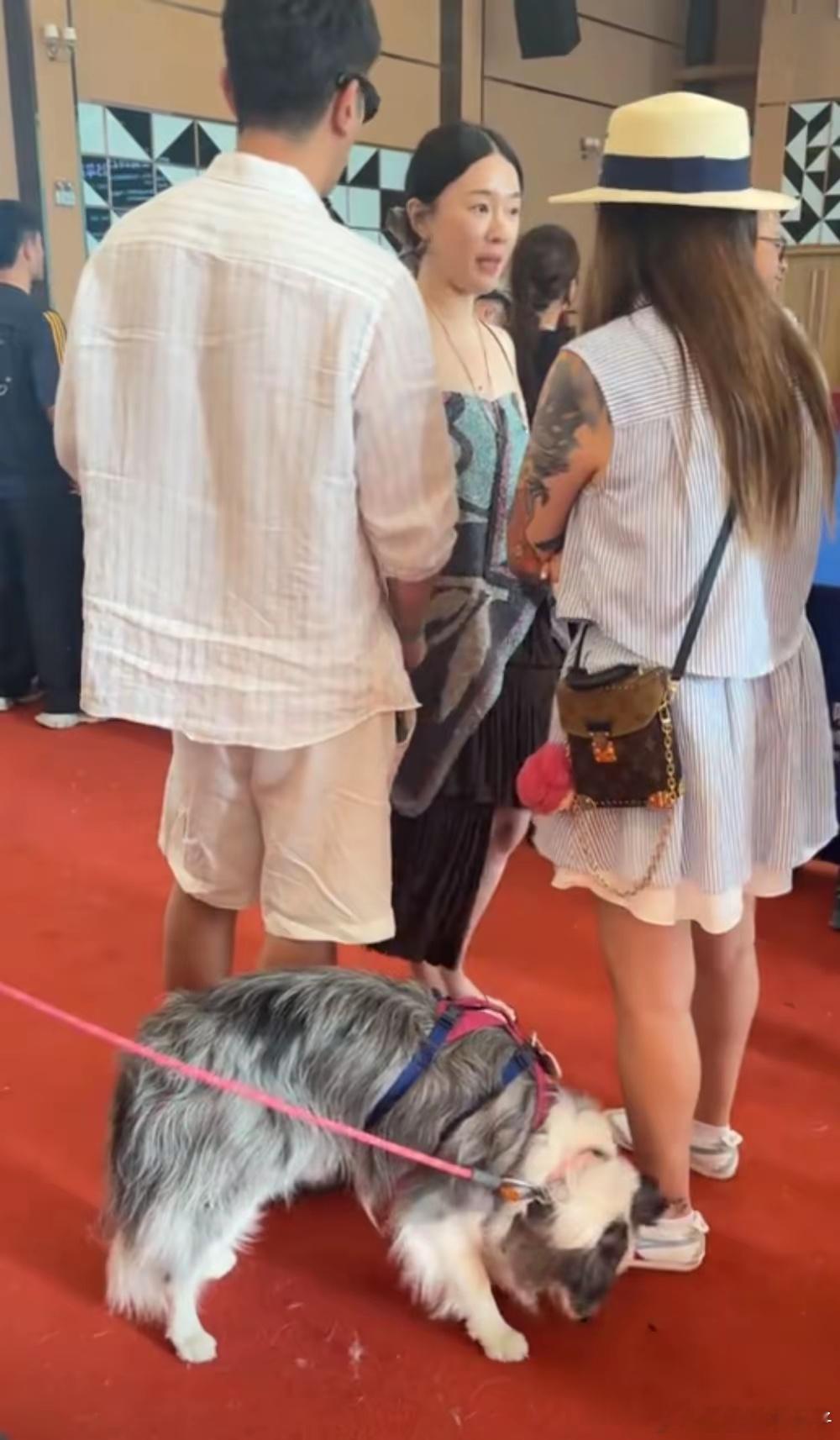 杜江夫妇现身河北，霍思燕皮肤很好但还是显年龄，……下垂明显 ​​​