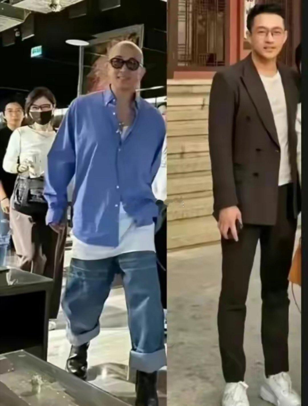 汪小菲和具俊烨的穿搭对比，相比前者的文质彬彬，大S还是更爱这种潮男穿搭[笑cry