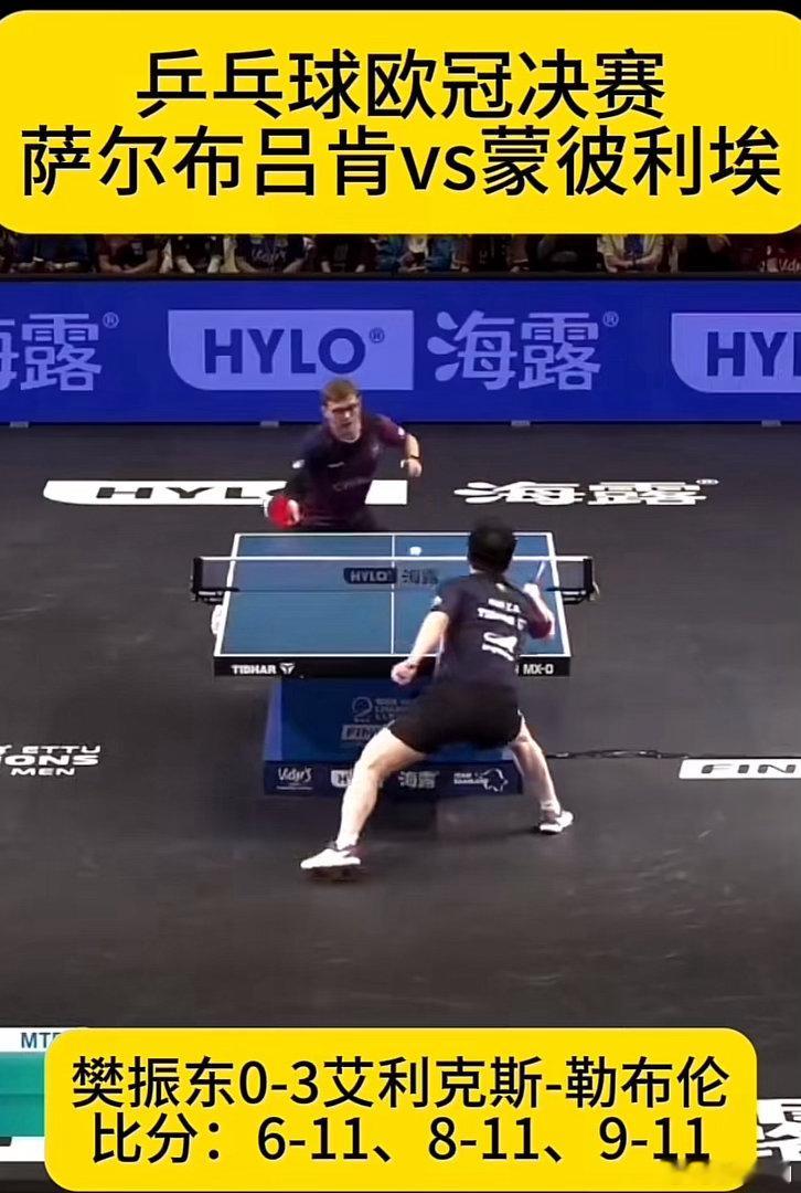 樊振东0比3大勒布伦樊振东0比3小勒布伦欧冠决赛，樊正东意外的输给了大小布！而且