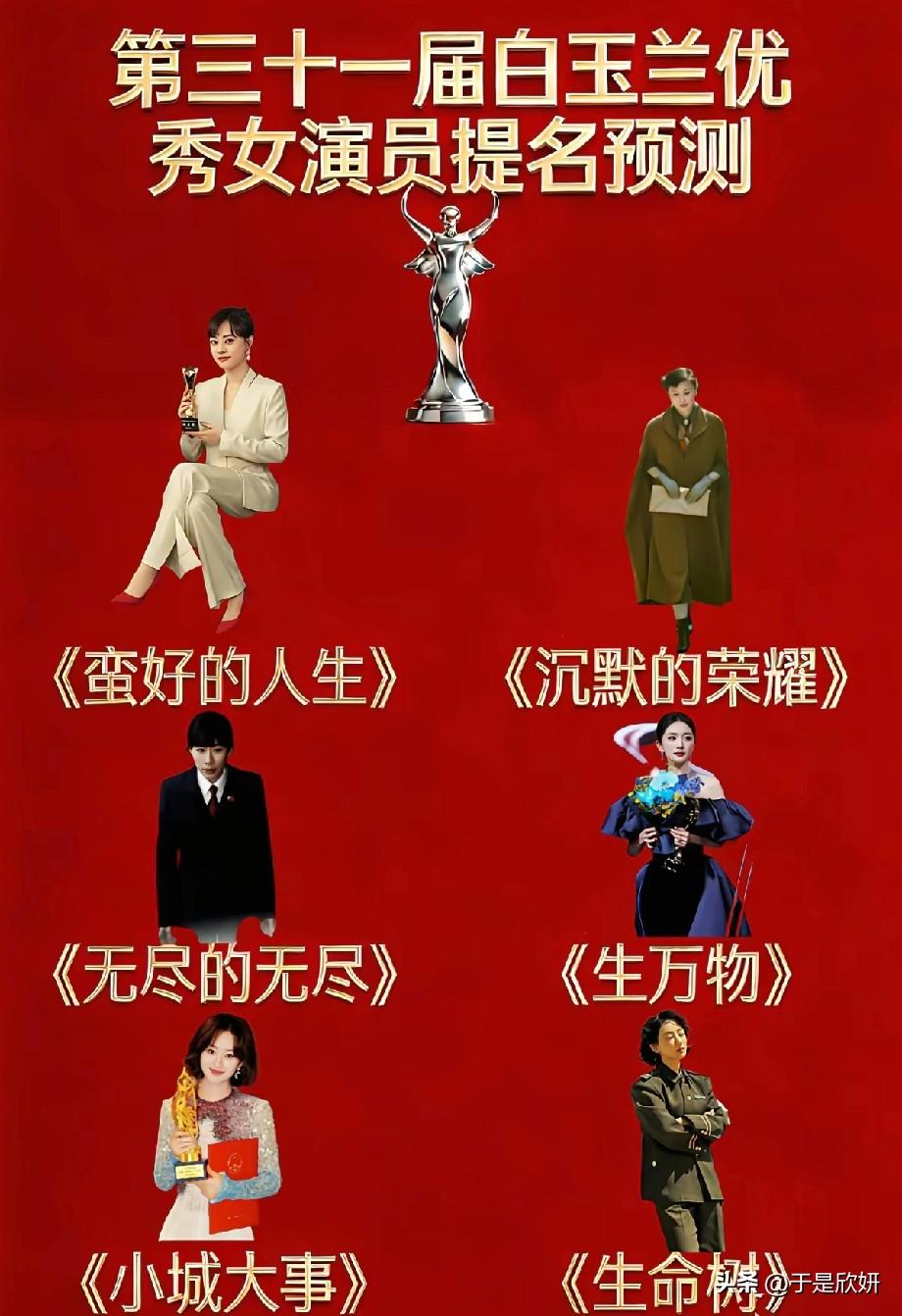 生命树给我横扫所有奖项，我投杨紫白菊一票[赞]生命树长剧之光！