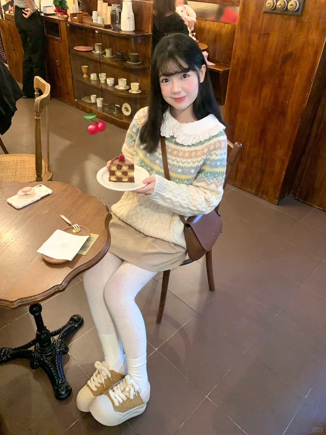 复古🕰️少女🎀费尔岛🪴🐈和小猫度过的下午