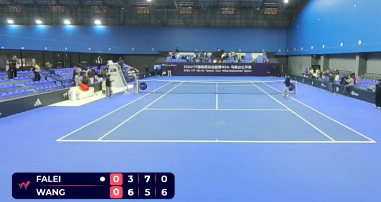 W50马鞍山半决赛
王曦雨6-3,5-7,6-0法伊列
生日当天打进决赛，是给自