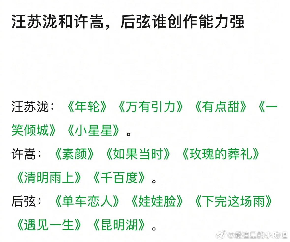 汪苏泷和许嵩，后弦谁创作能力强？汪苏泷的版权意识有多强 ​​​
