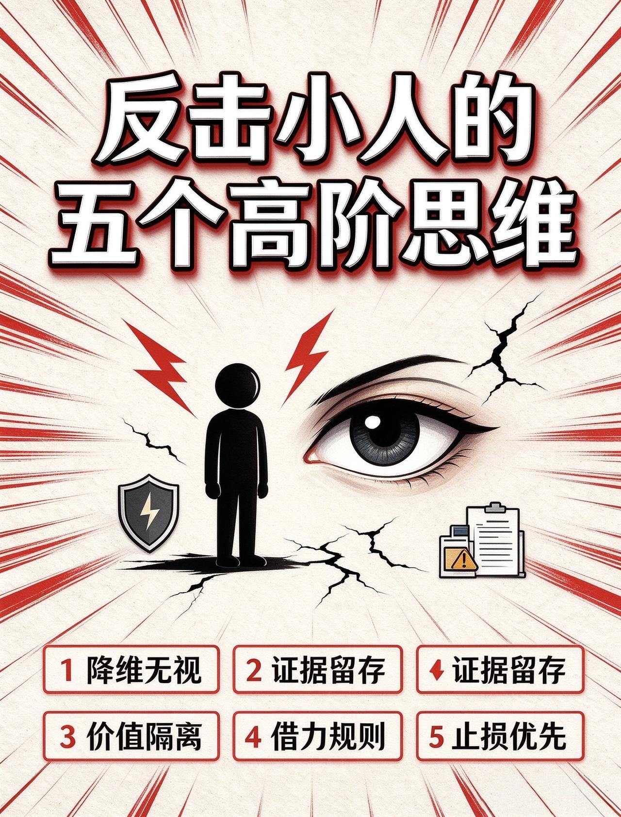 反击小人的5个高阶思维职场生存指南 自我保护能力提升 化解对抗