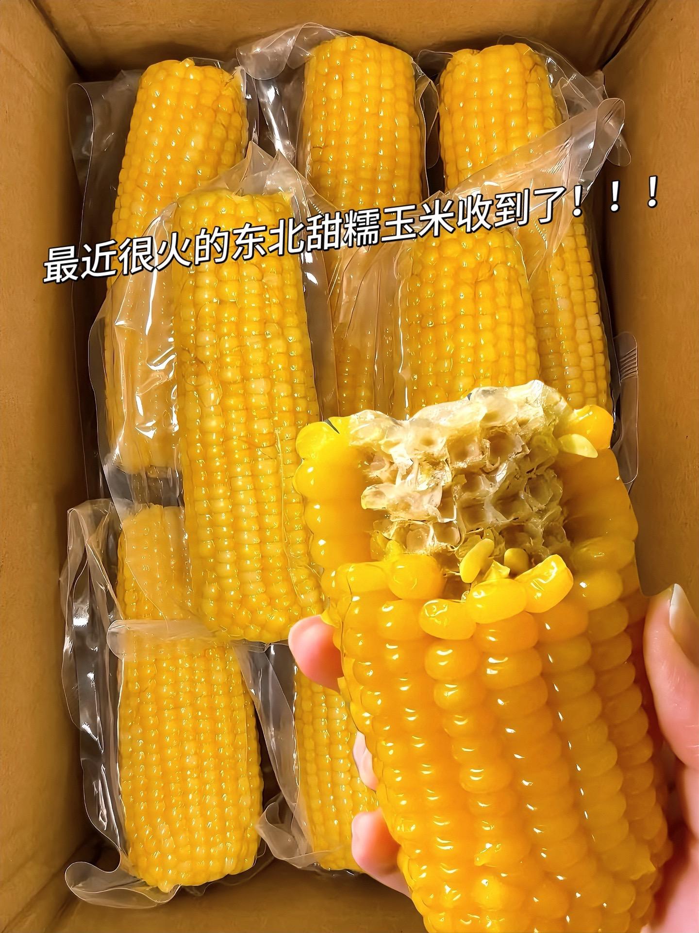 这个东北黄糯玉米，真的巨巨好吃，我又又来回购了 3箱，我们全家老少都爱...