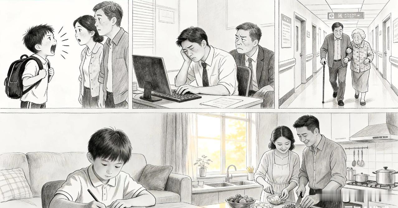 人到中年，
最需要的是“不添堵”的日子
 
​年轻时总觉得日子就得热热闹闹，
哪